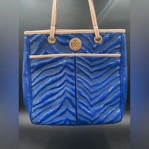 Antonio Melani Blue Shoulder Bag - Vintage